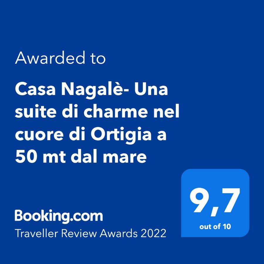Casa Nagalè- Una suite di charme nel cuore di Ortigia a 50 mt dal mare Syracuse Extérieur photo